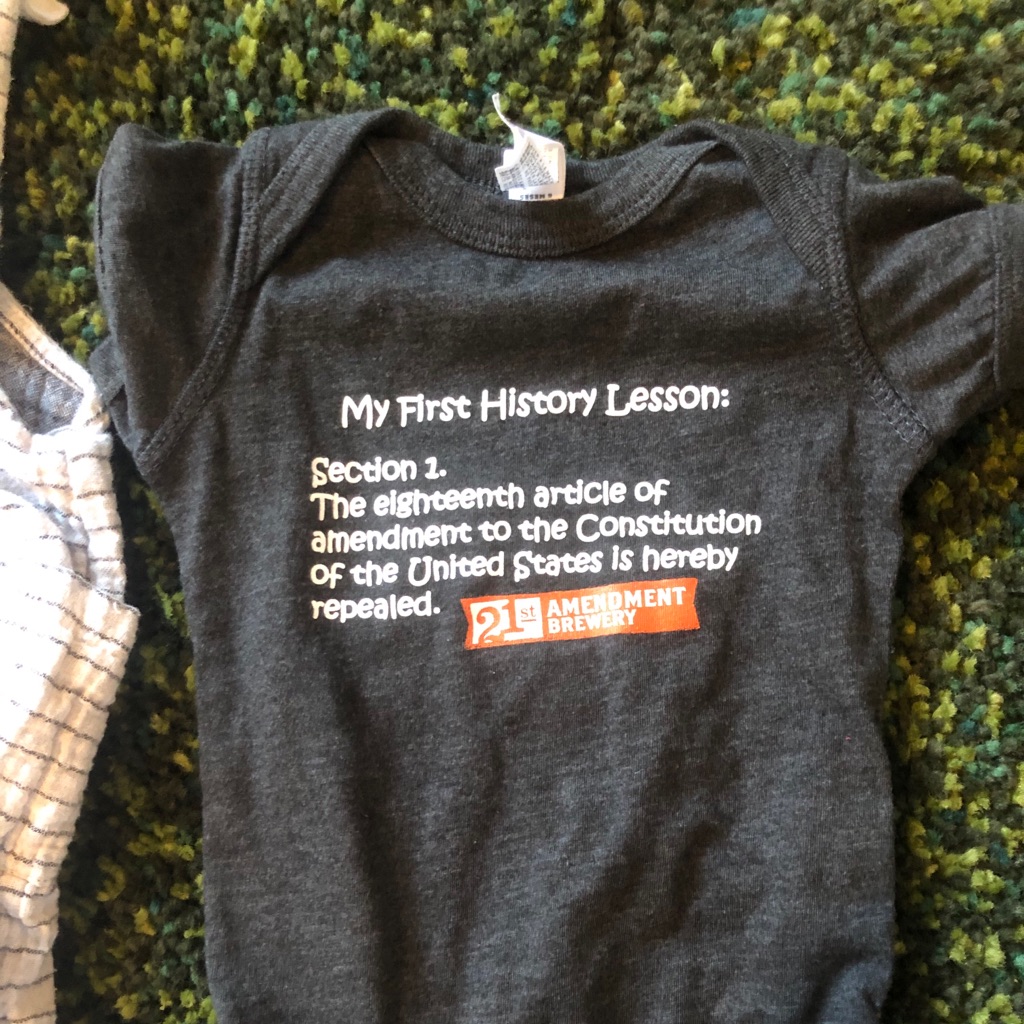 First Amendment Brewery Onesie